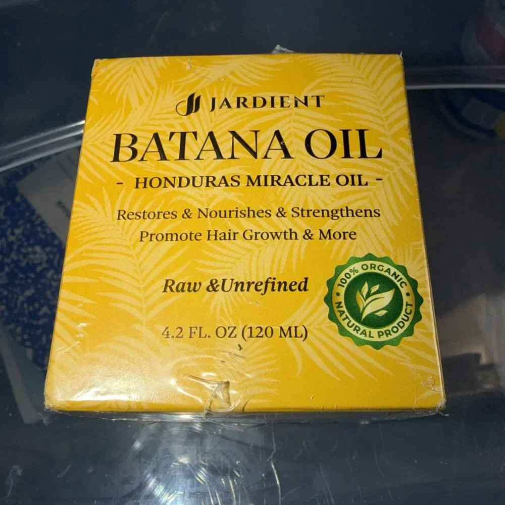 Jardient Batana Oil Promote Hair Growth &Thickness Honduras Miracle 4.2oz 6-6-28